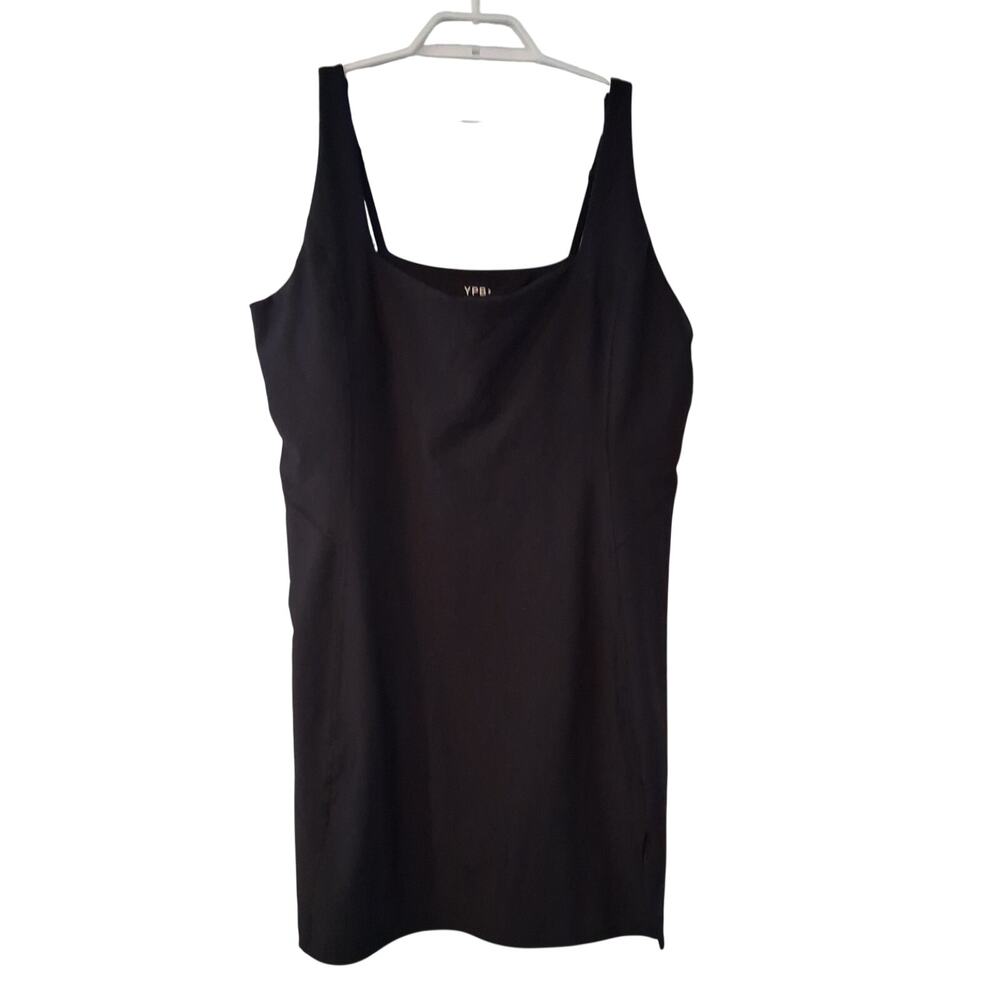 YPB nwt sculptlux curve love athletic dress womens XXL black shorts underneath